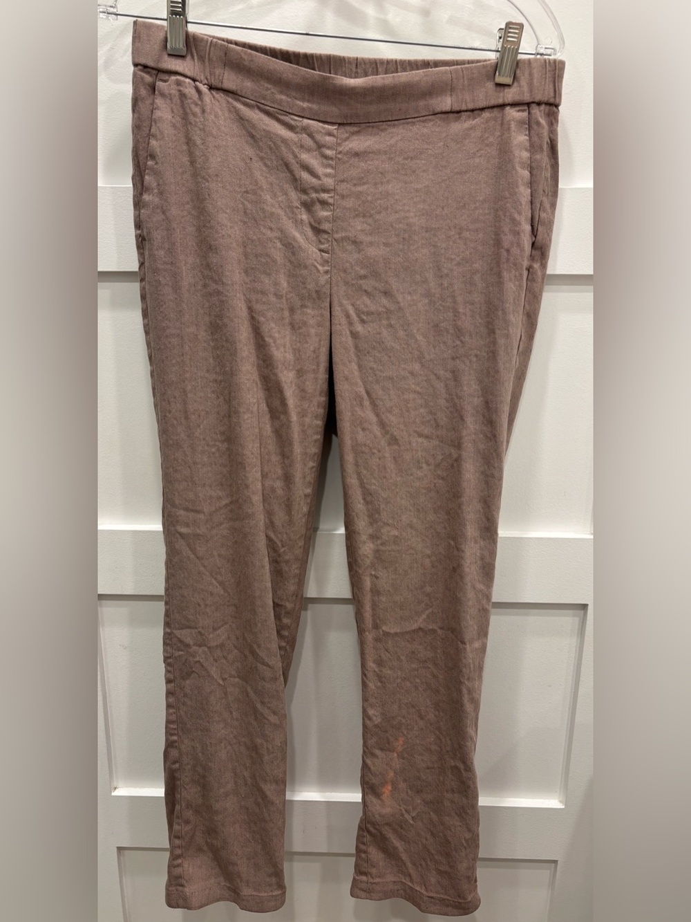 J. Jill Cropped Pull-On Pants in Beige